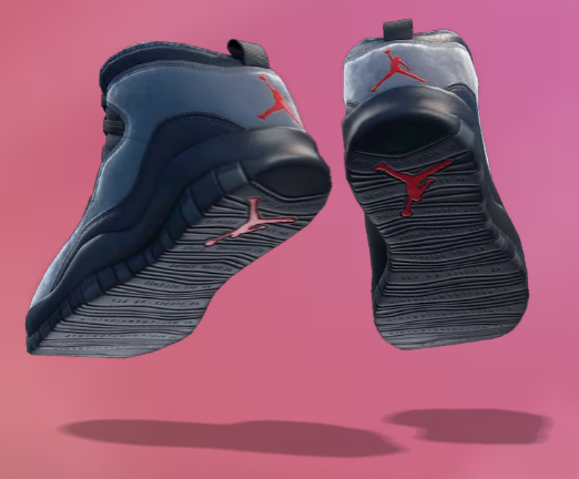 BootedExoTitan's tweet image. With release of AJ 10 Retro OG &quot;Shadow&quot; you can purchase these for your skins in Fortnite~
