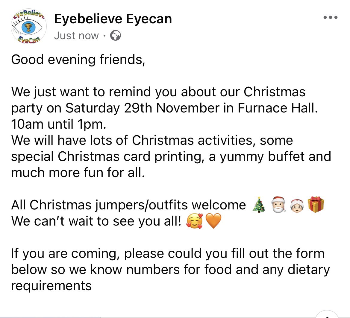 EBEC2019's tweet photo. Join us for our Christmas party on Saturday, please fill out our form if you would like to attend. 

https://t.co/S5fKQBUDDU https://t.co/scjpTcz9aa