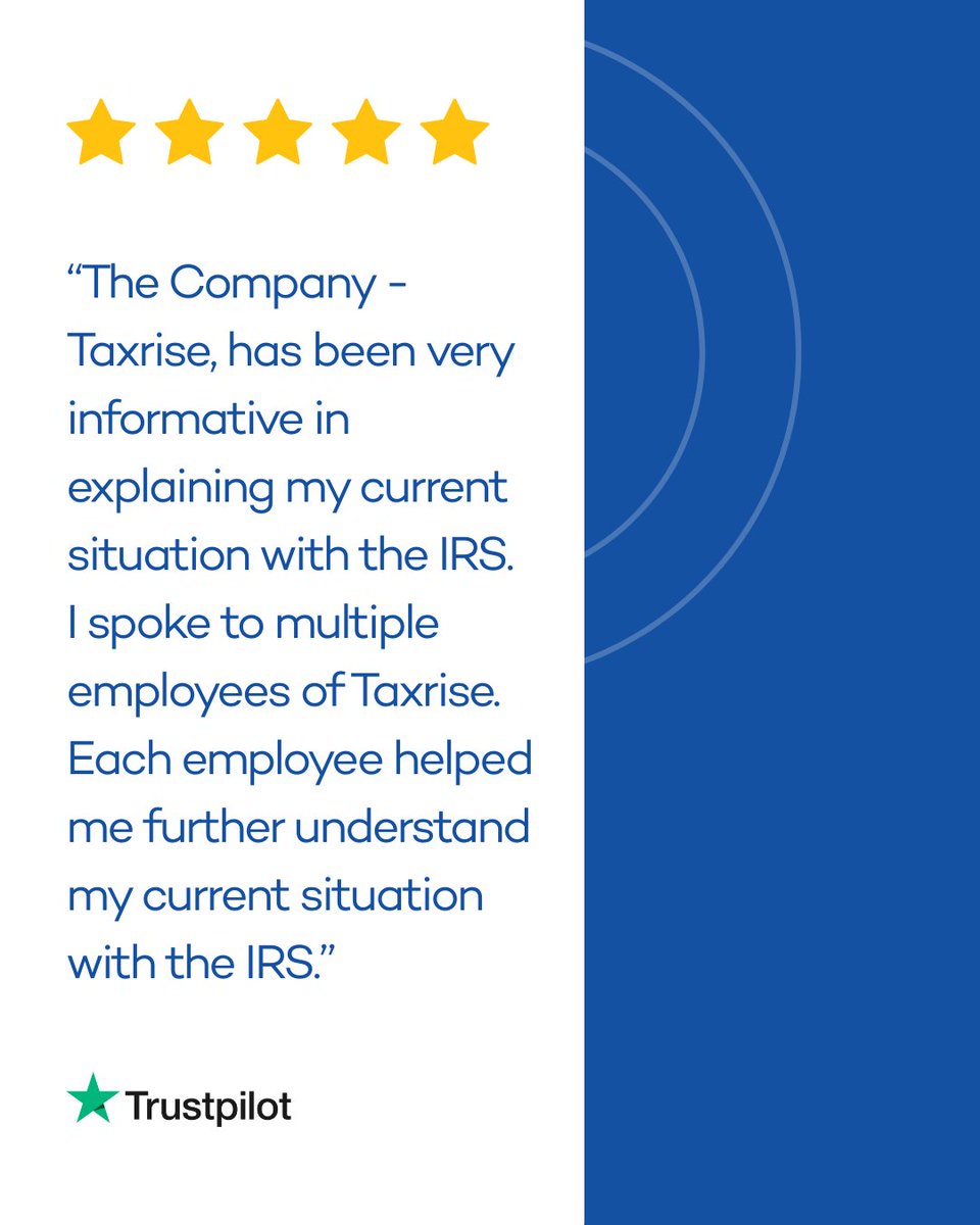 TaxRise's tweet image. At TaxRise, we work towards the best resolution for every client, every time! Read about Kevin&apos;s positive experience while working with TaxRise. 

#taxrelief #taxresolution #testimonial
