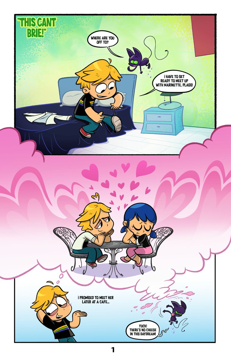 graverstone's tweet photo. I said I wanted to see more silly Miraculous comics, so I took it upon myself to make my own 😤 Growing up with cartoony comics like @PapercutzGN , @boomstudios, or @MadCaveStudios  you just can't help but just pick up a pencil and do it yourself! #MiraculousLadybug https://t.co/YntXTetRQf