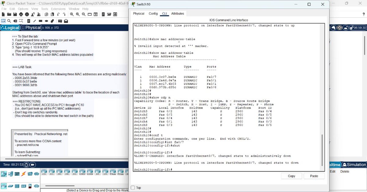 _emecon_'s tweet photo. Learning journey lately…
The Keith Barker’s lab has been really helpful. I’ve needed that lab for ages 😅
Thanks to @NetworkQueenX for sharing the link. 
Also very thankful for the CCNA Networking Essentials 💪🏾 https://t.co/A3KnaGtv2n