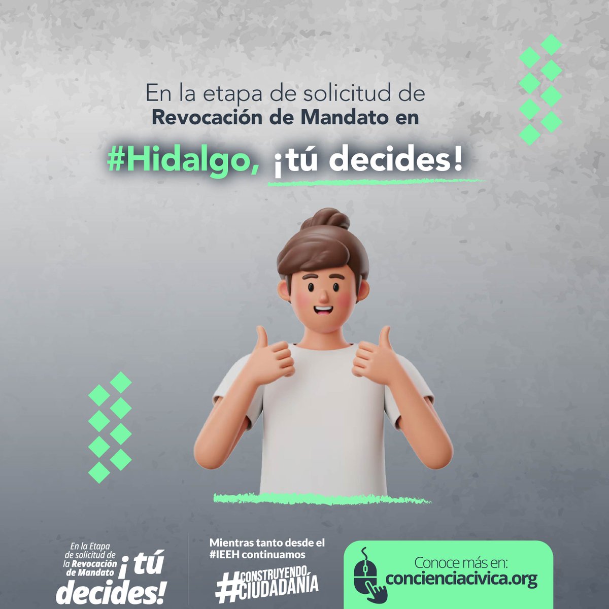 IEEHidalgo's tweet image. 🔵 💬 || La Aplicación Móvil “Apoyo Ciudadano”, es la vía oficial para registrar apoyo para dar inicio, en su caso, al Procedimiento de Revocación de Mandato en #Hidalgo.
⚠️ Con excepción de los municipios de San Bartolo Tutotepec y Xochiatipan, en los que el apoyo podrá…