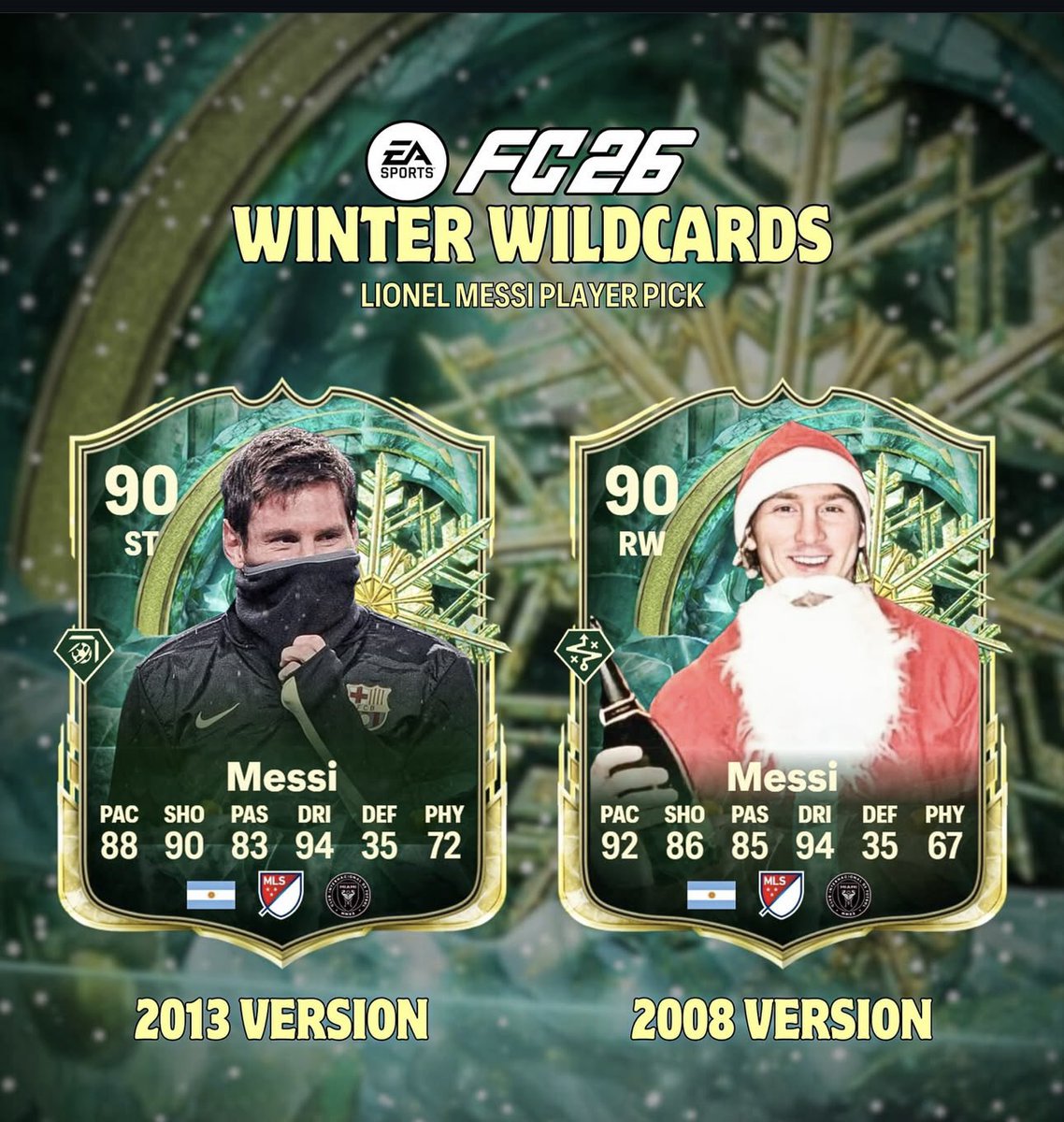 KillerFutCoins's tweet image. ❄️ I WANT THESE CARDS 🥶🥶

The GOAT ! 🐐🐐❤️❤️

#eafc #fc26 #eafc26 #ultimateteam