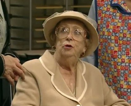 Parkapen's tweet image. I went to Surrey once.

 - Really?

On a coach tour.  Guildford we went to.
 
- Guildford? Oh, golly, I come from just outside Guildford. So, did you look round Guildford?

No, I didn’t.  I stayed on the coach … I could see from the car park it wasn’t my style.

#dinnerladies