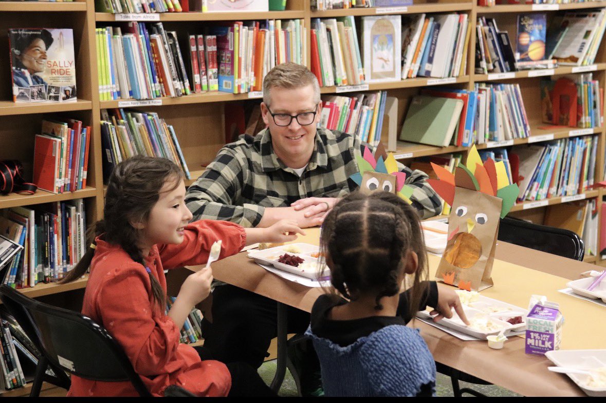 Went to visit <a href="/HeatherFix3/">Heather Fix</a> at Thornapple to hang out with some of our youngest Rangers as they had their school wide Thanksgiving feast. These Rangers were full of gratitude. Bright future in Ranger Country! #RangerStrong