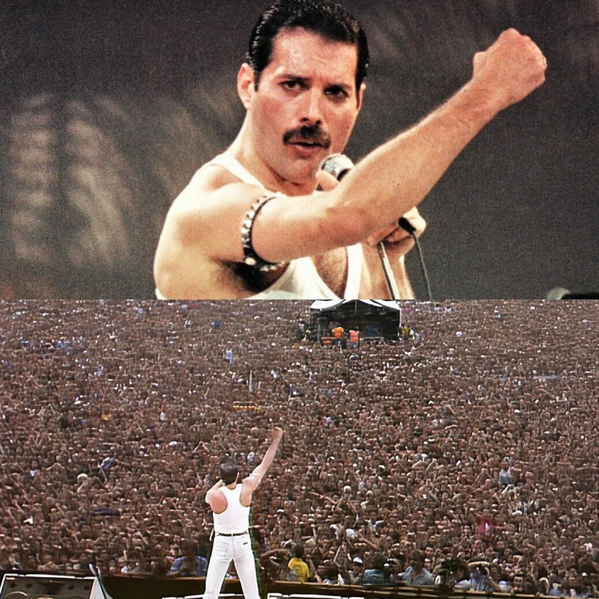 inamicradio's tweet photo. 24 de noviembre de 1991, hace exactamente 34 años nos dejó #FreddieMercury. Uno de los mejores cantantes de toda la historia. https://t.co/UxWBYAZj0N