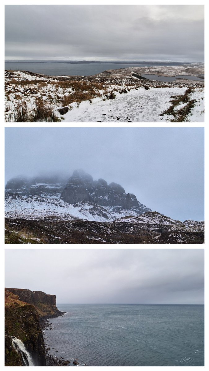 Scenes from a very wintery Isle of Skye 🤍🥶❄️ #SmallBeautiesHour #BecauseofClem #ThreadofGold