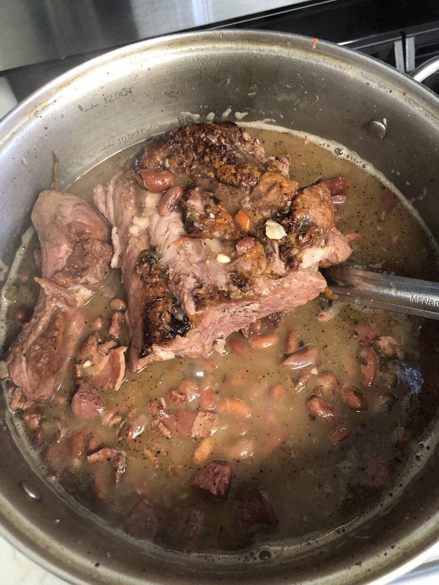 New favorite thing:

Season and brown pork ribs &amp; then throw into a red beans to stew for a few hours. 

Absolutely delicious.