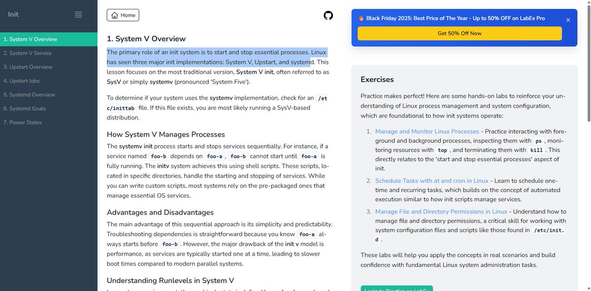 x_mitchh's tweet image. Hectic day; I was just able to read up about the init system in the Linux system. (An init system&apos;s main function is to initiate and terminate critical processes.  System V, Upstart, and systemd are the three main init implementations for Linux. @segoslavia @Nnajikenechi