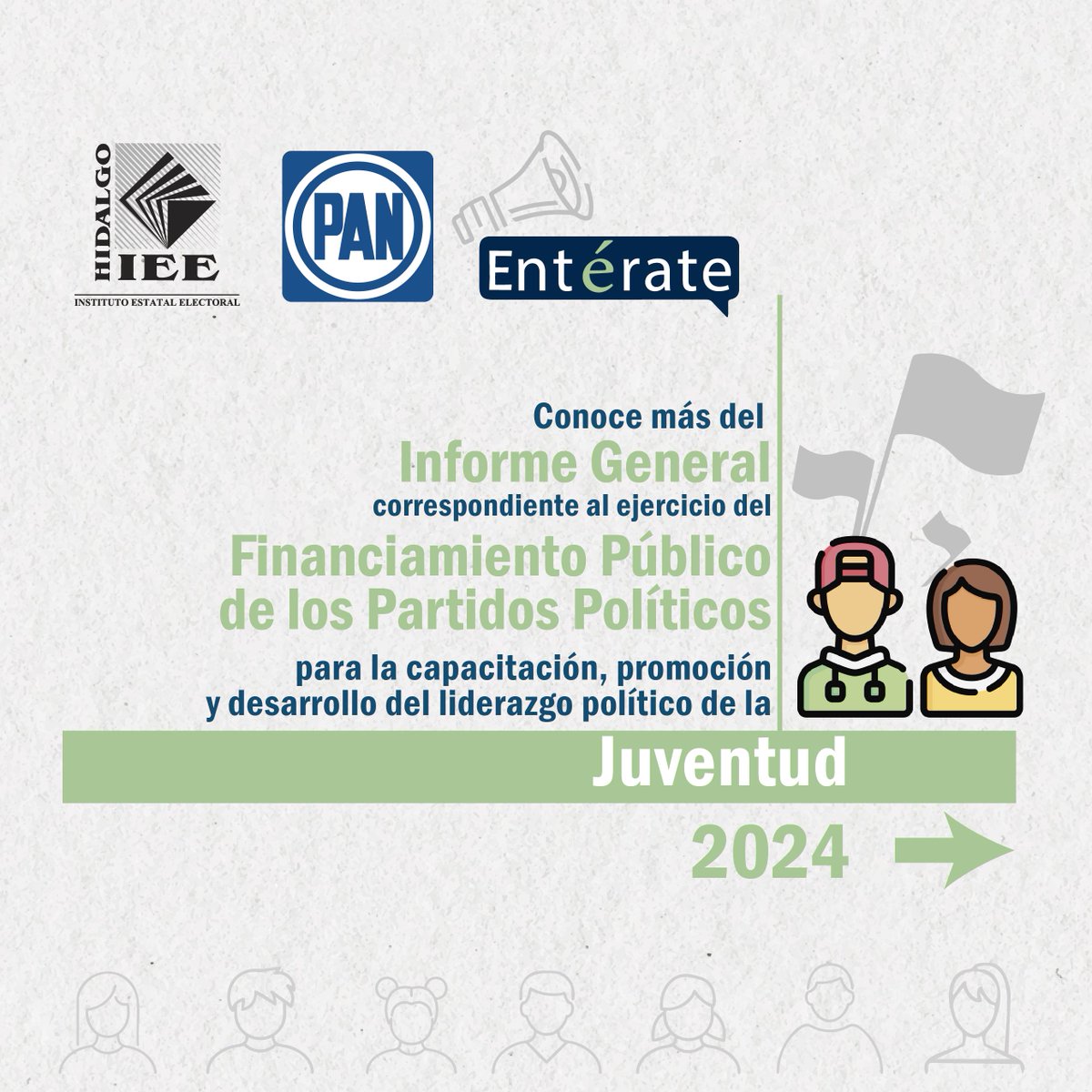 IEEHidalgo's tweet image. 🔵 #IEEHInforma | Con base en lo establecido en el Código Electoral del Estado de Hidalgo, los Partidos Políticos deben destinar al menos el 3% del financiamiento público ordinario para actividades dirigidas a la capacitación, promoción y desarrollo del liderazgo político de las…