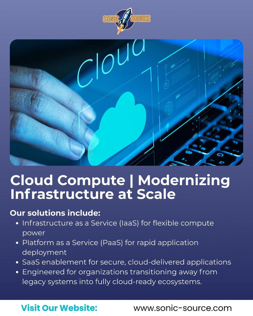 SourceSoni25436's tweet image. Outgrowing legacy hardware? It’s time to build your future in the cloud.
Sonic Source delivers IaaS, PaaS, and SaaS solutions designed for continuous availability, modern workloads, and enterprise resilience.
.
.
.
.
#sonicsource #cloudcompute #cloudinfrastructure #iaas #paas
