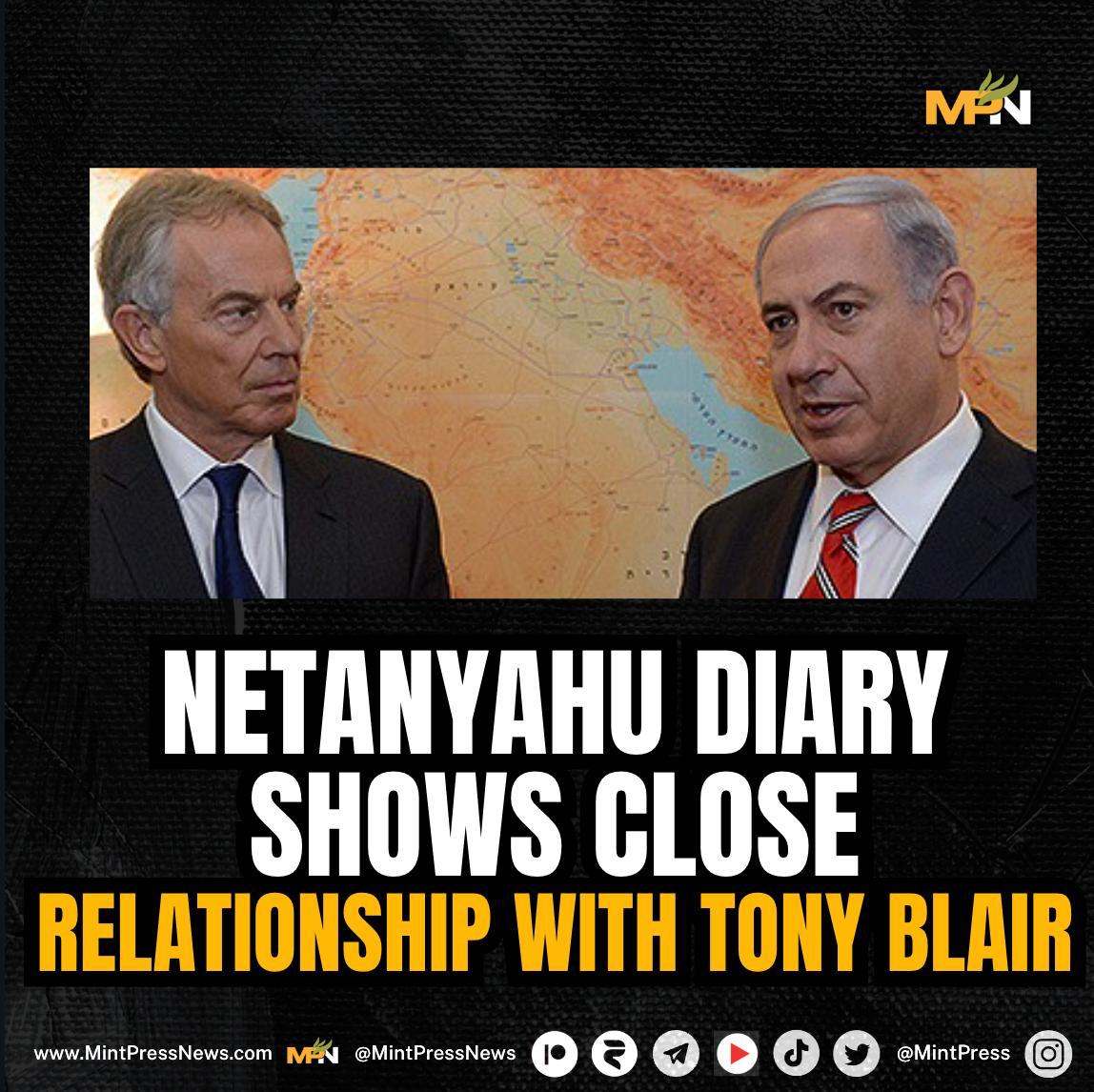 MintPressNews's tweet image. Israeli Prime Minister Benjamin Netanyahu&apos;s recently published 2024 diary has revealed he maintained regular, close contact with former British Prime Minister Tony Blair. The diary entries, which came to light this week, document a close working relationship between the two…