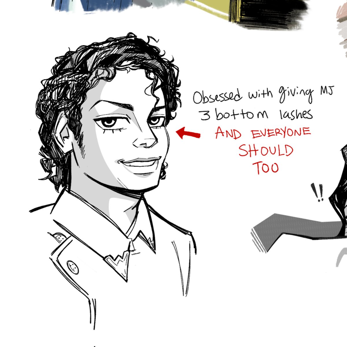 sn_trix's tweet image. Some more studies 😁
#mjart #MichaelJackson