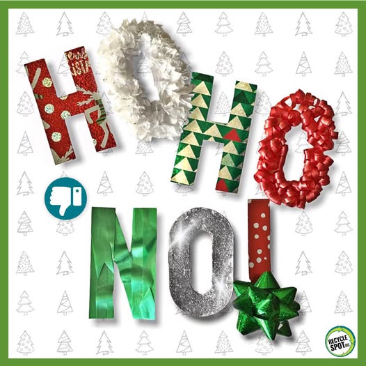 COMOSustain's tweet image. 𝗛𝗢𝗟𝗜𝗗𝗔𝗬 𝗥𝗘𝗖𝗬𝗖𝗟𝗜𝗡𝗚 𝗧𝗜𝗣! Some things to think about as you purchase holiday gift wrap and greeting cards:

🎁 Metallic (foil) and laminated (shiny surface) gift wrap is not recyclable. Stick to plain wrapping paper. Better yet, avoid wrapping paper and consider…