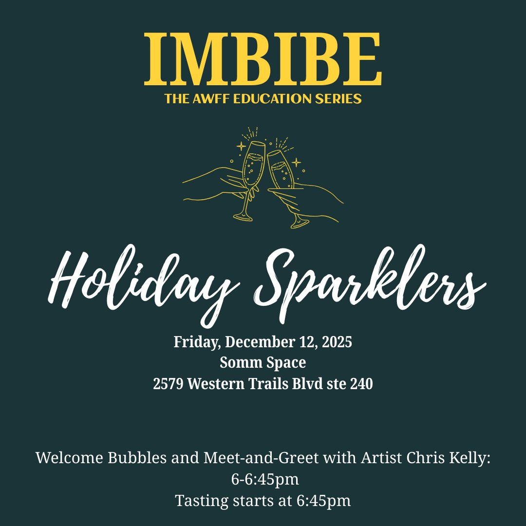 winefoodfdn's tweet image. Join us at cozy Somm Space for Holiday Sparklers, a seasonal sparkling wine experience featuring five deliciously unconventional bubbles perfect for this festive time. Discover new favorites perfect for gifting, sharing, or adding a little sparkle to your holiday table.