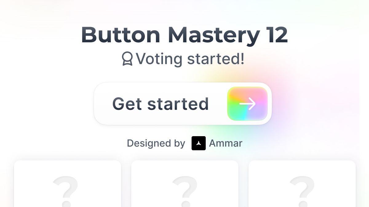 uiverse_io's tweet image. 🎯 Voting for the winner of Button Mastery 12 just started! ⬇️

Help us decide who recreated @ajfreed_design&apos;s button with most precision! 👀 Cast your vote by clicking the link: uiverse.io/challenges/but…