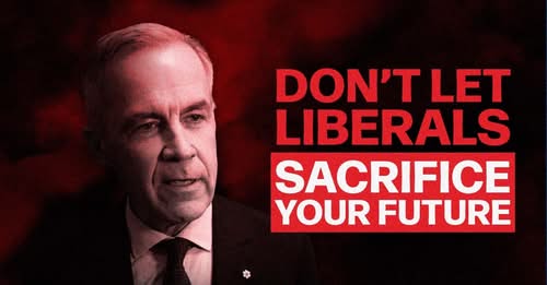 AndrewScheer's tweet image. Mark Carney says “your future will not be the same.” 

He’s right. 

Under his plan, it’s worse: soaring rents, collapsing home sales, and lost jobs. 

Conservatives will deliver hope, not hurt.

Have YOUR say by signing the petition at Conservative.ca/cpc/no-more-sa…