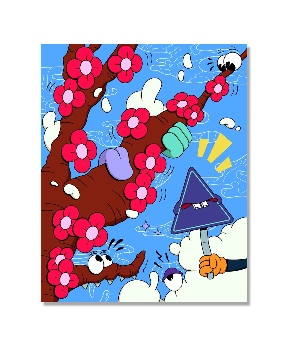 pinkbroom_'s tweet image. Auction day!👀

&quot;Blooming Season&quot;  

You can find this piece over at @foster_protocol 🙌

The auction ends in 3 days w/ 0.4 SOL starting bid. 🦩