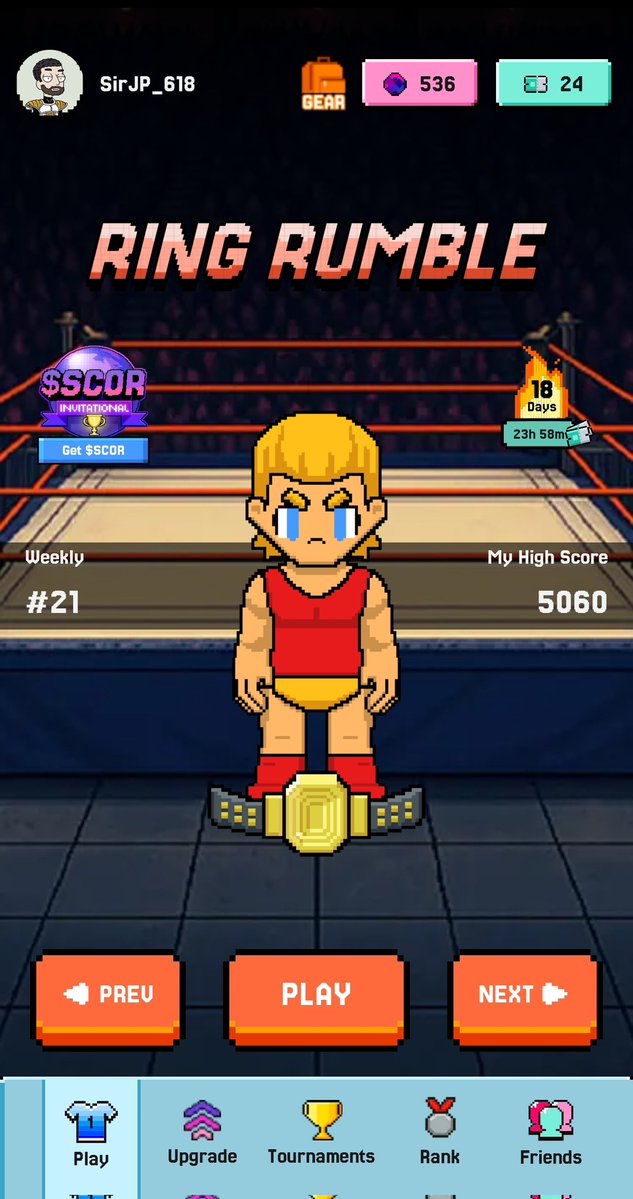JPCrypto618's tweet image. Just broke my record on Ring Rumble, one of the games by @SCORProtocol

On busy days, I just try to check in and play a few times.

I&apos;m still wondering how people get up to 40,000 points in this game!