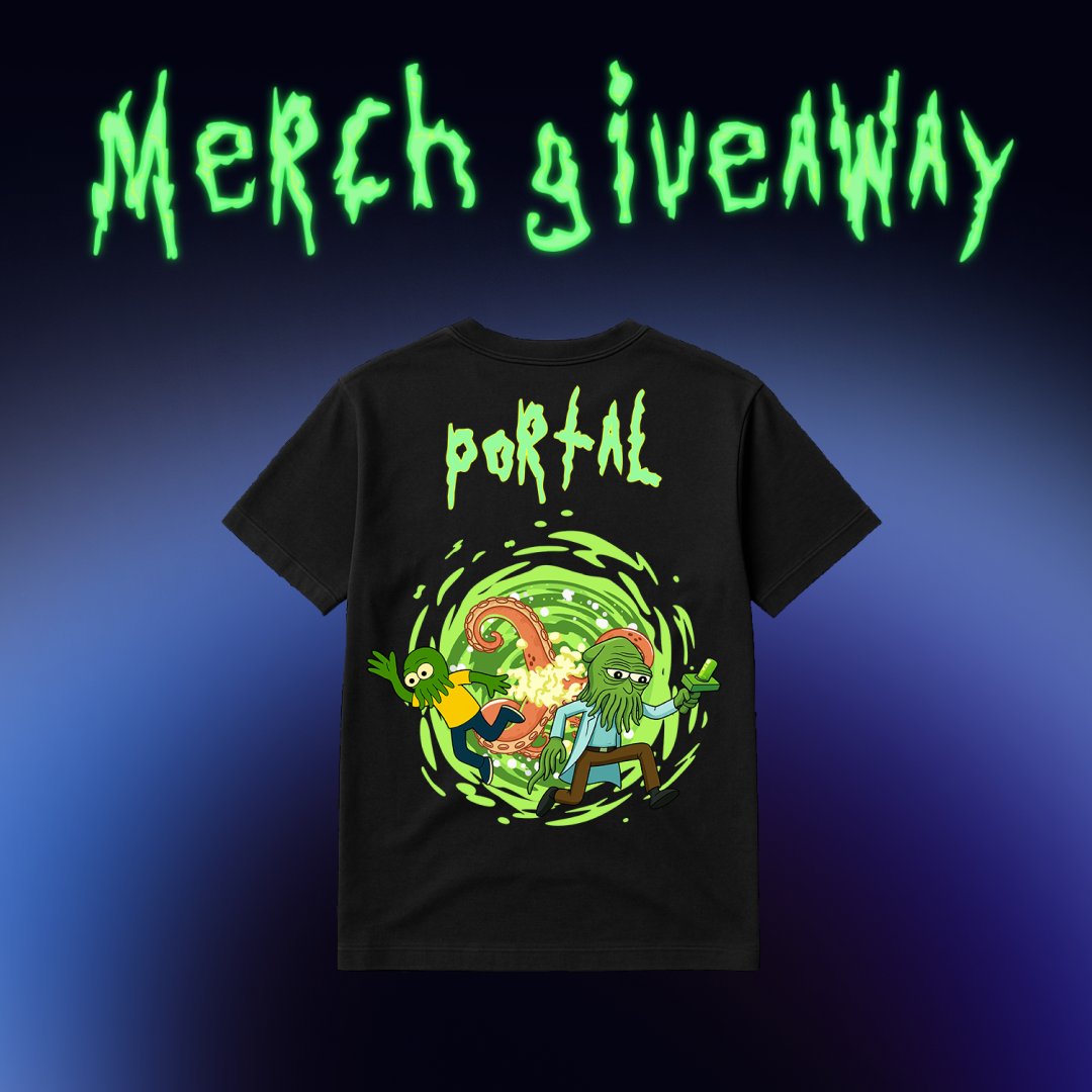 helloSQD's tweet image. SQD Portal Merch Giveaway!

In order to celebrate our Network Upgrade, win a free T-Shirt. Instructions below.

REPLY "gPortal", RETWEET and TAG 2x friends and win a free T-Shirt! 🌀