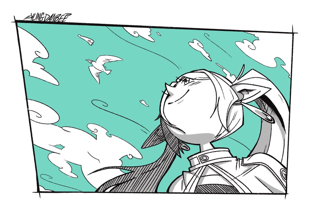 I liked the sketch so I cleaned it up a lil

My official attempt at the Frieren angle