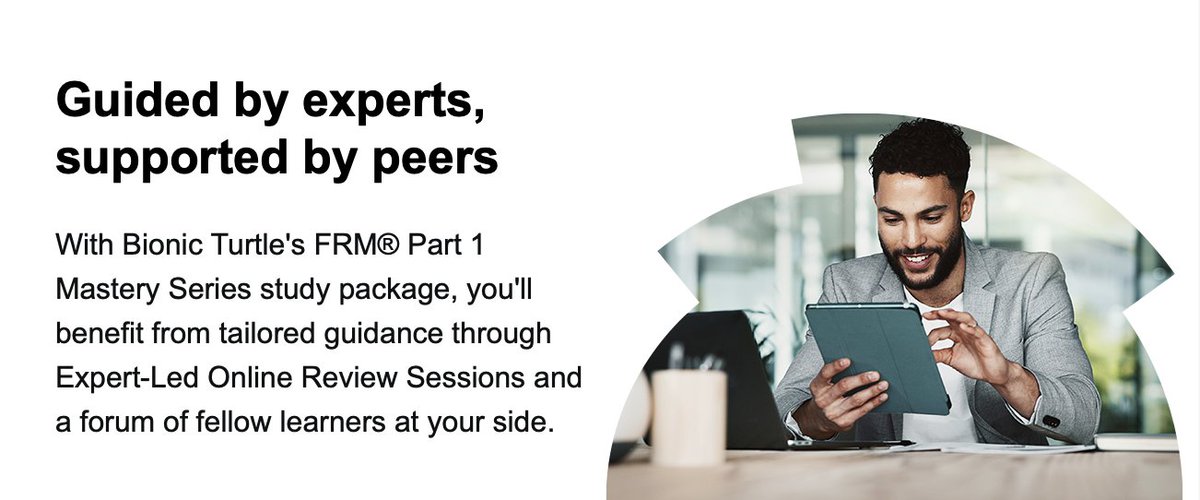 bionicturtle's tweet image. Success doesn’t happen by chance—it’s built on expert guidance and collaborative learning. Our Expert-Led Live Online Review Sessions combine in-depth expertise with a dynamic, supportive community to put you on the path to FRM® mastery. 

Enroll today at: bit.ly/3VxwViL