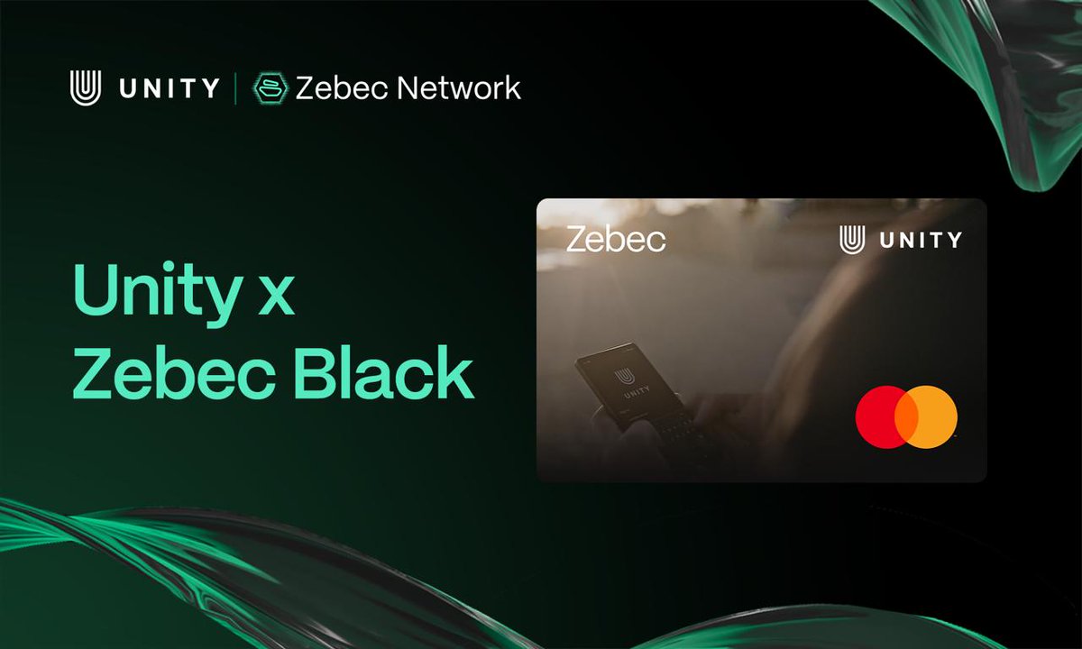 ZebecCards's tweet image. The custom Unity Network Debit Card is now live! 💳🔥

Top up with 50+ of the top crypto assets and spend globally with the custom @UnityNodesIO Debit Card.

👉 Get yours today at: unity.zebec.io