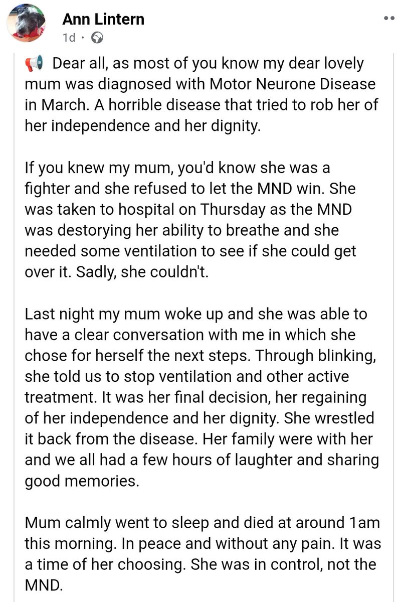 ShaunLintern's tweet image. 💔 #MND Pls support the @mndassoc