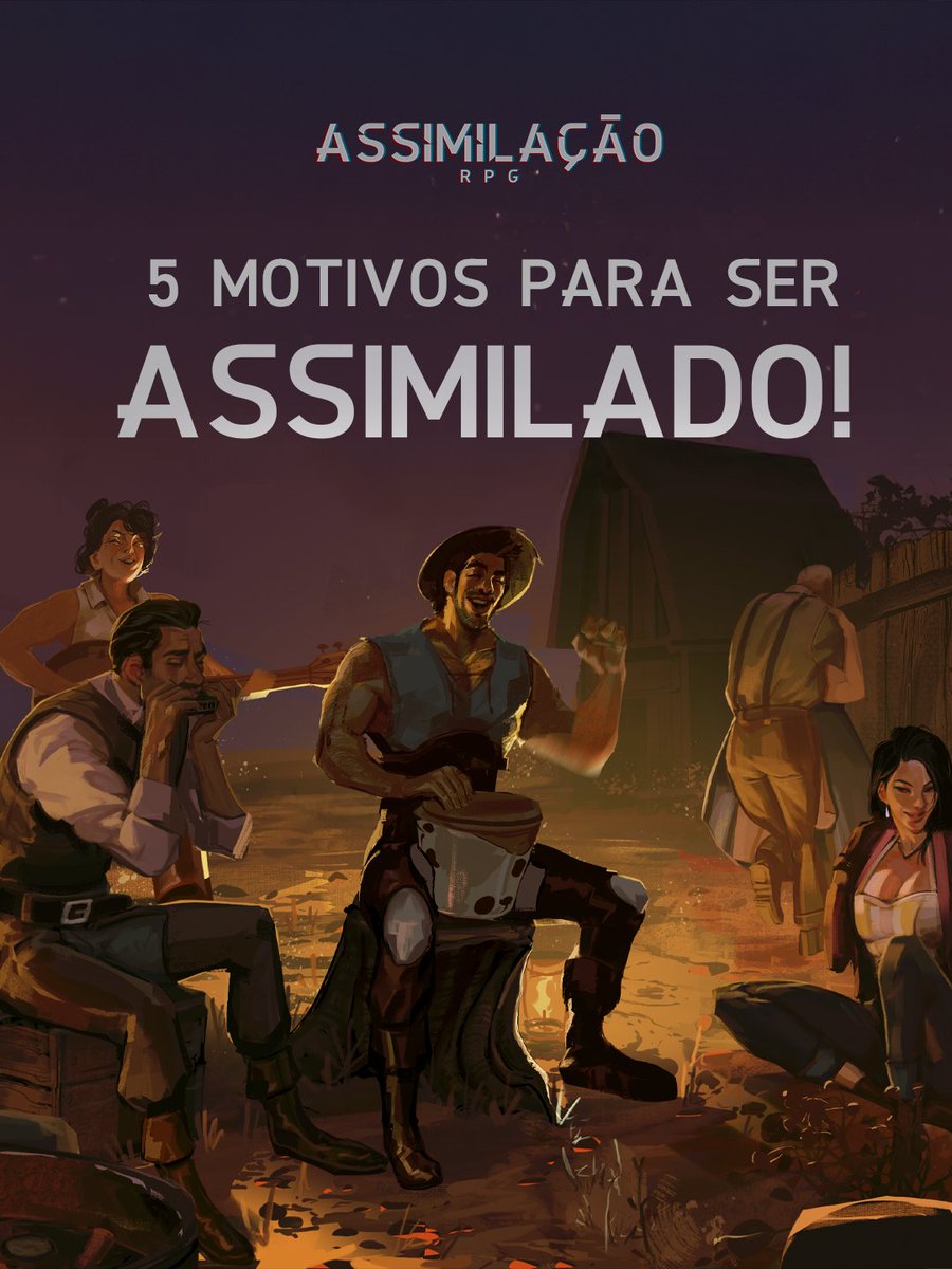 AssimilacaoRPG's tweet image. Deixa eu te convencer a Assimilar!  
Não é só um livro, não é só um baralho… é uma experiência completa de RPG com aquele gostinho de liberdade! 

Vem garantir o teu antes que a pré-venda acabe!
🔗 assimilacao-rpg.link/5iX7IhB

 #AssimilaçãoRPG #ASRPG