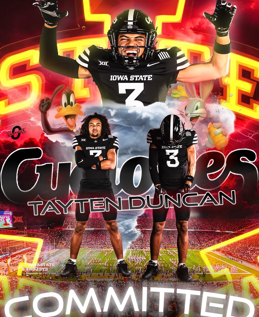 TaytenDuncan's tweet image. I’m home 📍@CycloneFB
#committed #cyclones
@Coach_Broom @ISUMattCampbell @DerekHoodjer 
@OrtegeJenkins16 @D2RTraining @TheShaqMiller @CoachLeeBlank @Waleed_Gaines @CoachDeas @coachmac_ @coachkenedy @Bdrumm_Rivals