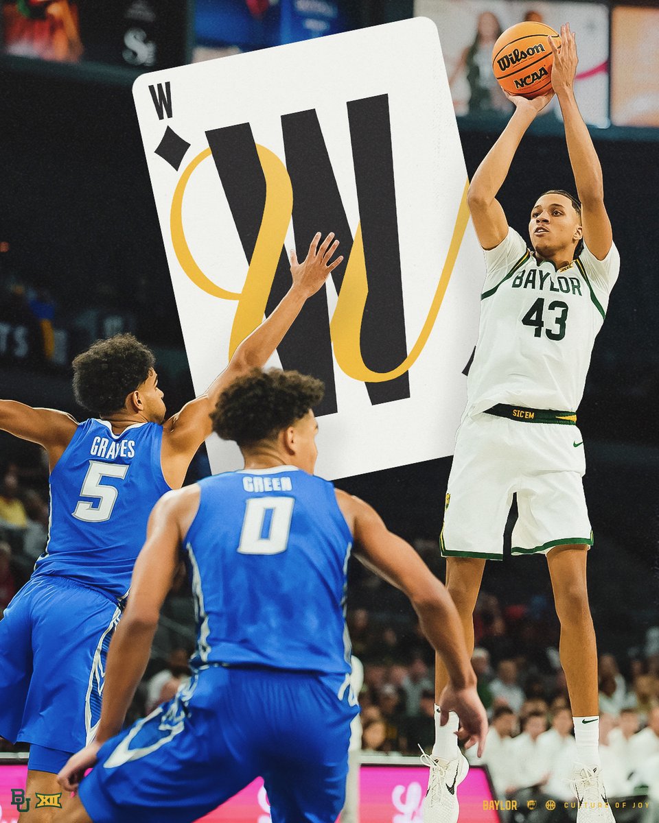 Hit the jackpot in game 1️⃣ in Vegas 🎰

#SicEm | #CultureofJOY