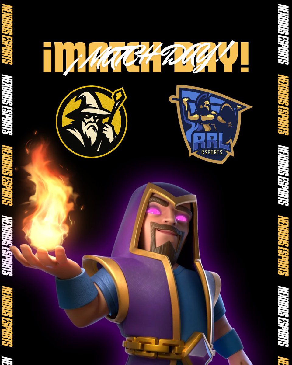#ClashRoyale | #MatchDay

A big game is coming up. ⚔️

🏆 | <a href="/WarriorsCup_GG/">Warriors Cup #WCup</a> 
🆚 | <a href="/RRL_eSports/">RRL eSports</a>