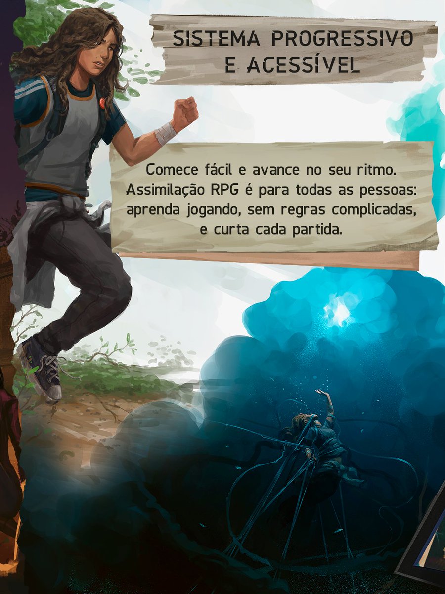 AssimilacaoRPG's tweet image. Deixa eu te convencer a Assimilar!  
Não é só um livro, não é só um baralho… é uma experiência completa de RPG com aquele gostinho de liberdade! 

Vem garantir o teu antes que a pré-venda acabe!
🔗 assimilacao-rpg.link/5iX7IhB

 #AssimilaçãoRPG #ASRPG