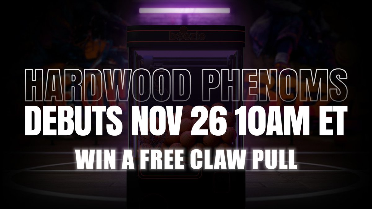 DiamondNFL's tweet image. The Basketball Claw Debuts Wednesday – Giveaway!🏀

Beezie stocked this claw with curated graded slabs of some of the greatest players to hit the hardcourt; pull the digital, claim the physical.

❤️♻️ Like &amp;amp; Share
⭐️ Post a GIF below of the NBA/WNBA player you want to collect.