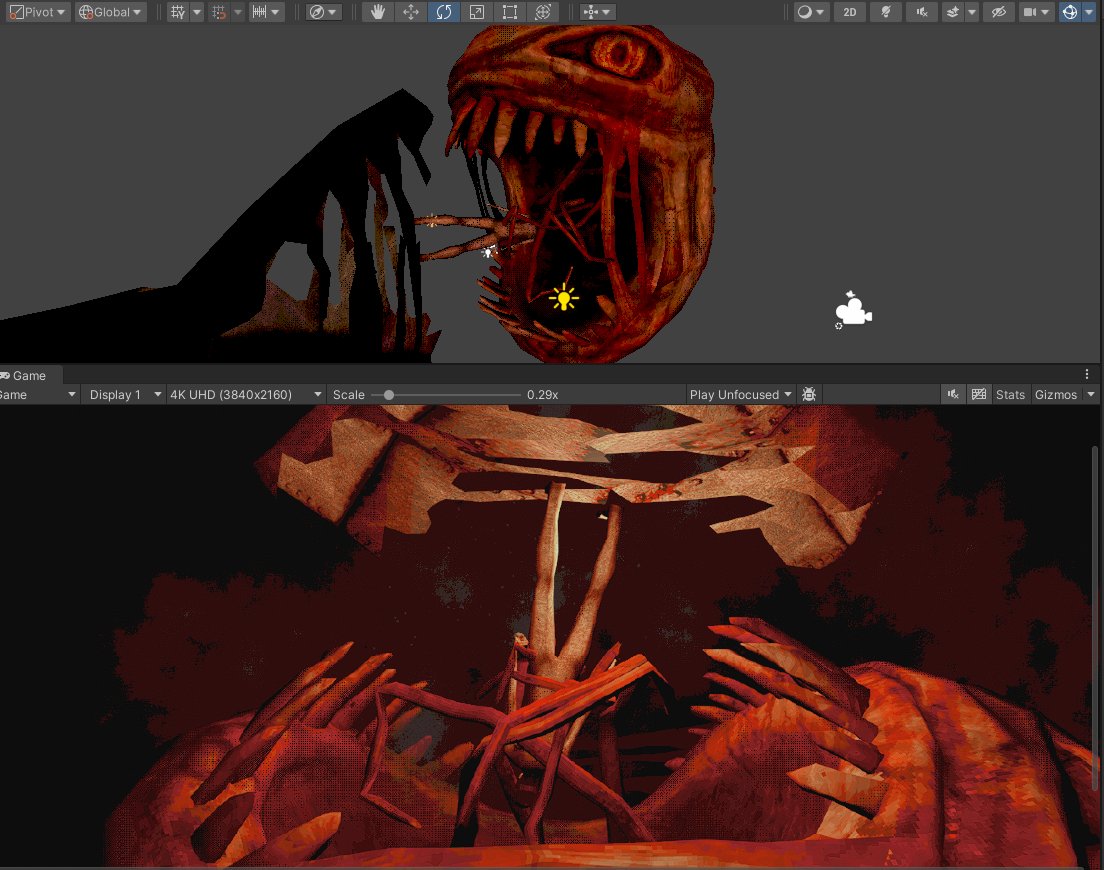 1ncors's tweet image. Inside the Flesh Engine #devlog #devloggame #horror