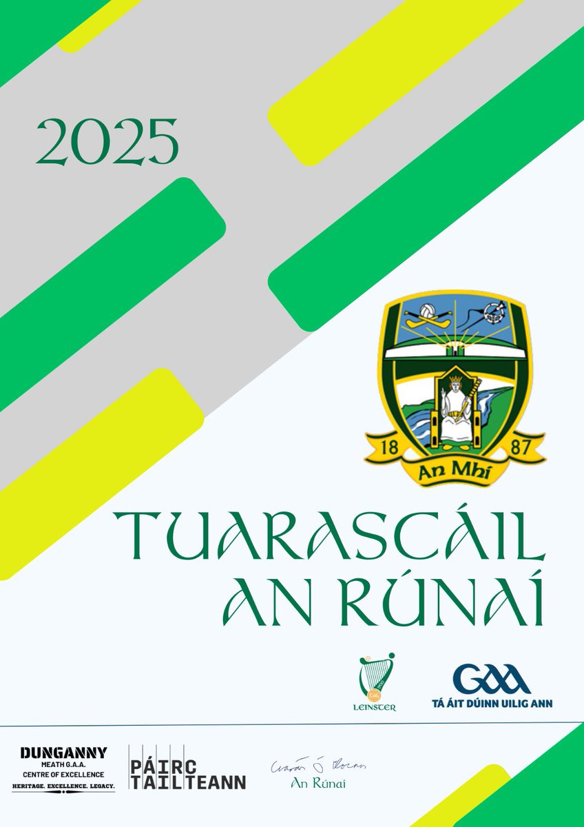 MrFlynnMeath's tweet image. Delighted to publish my 2025 Meath GAA Secretary’s Report

A landmark year on &amp;amp; off the field: All-Ireland semi-final return, Páirc Tailteann redevelopment, major upgrades in Dunganny, Healthy &amp;amp; Green Clubs &amp;amp; huge volunteer effort. 

Read all 151 pages ➡️: meath.gaa.ie/wp-content/upl…