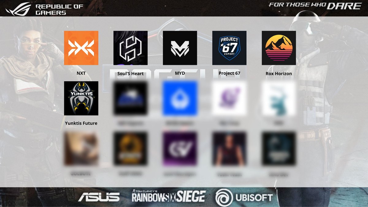 Wshark67's tweet image. 🔥 PETIT TEASE DES PREMIERES ÉQUIPES DE LA ROG CUP BLACK EDITION🔥

Les logos que vous voyez là ?
👉 Ce sont des machines de guerre, des gros noms sur le circuit compétitif ou des espoirs prêts à devenir des légendes.

Le niveau de jeu annoncé ? Démentiel.

Le reste des équipes…