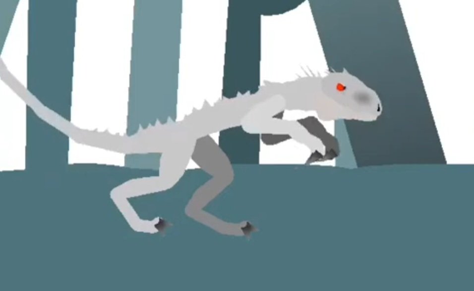 I was taking a look at my old animations and JESUS CHRIST THAT IS A REALLY FREAKING SKINNY INDOMINUS REX