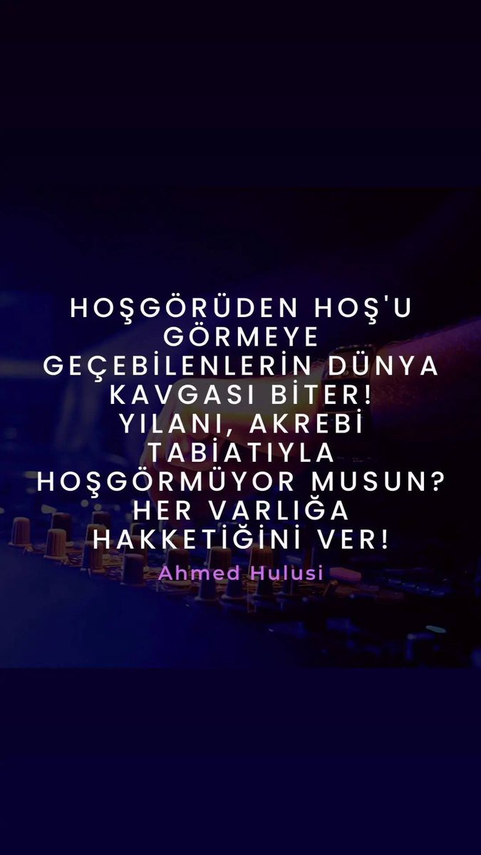 HOŞ’U GÖREBİLMEK…