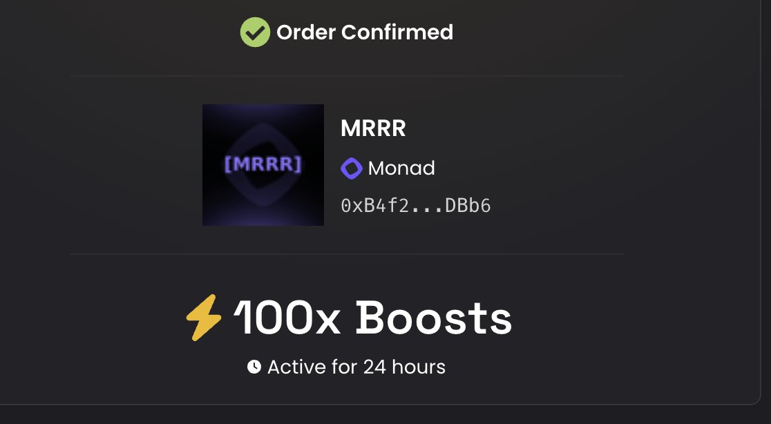 We are hungry for more, 7th position on DEX is not enough.

We bought 100x and ADs.