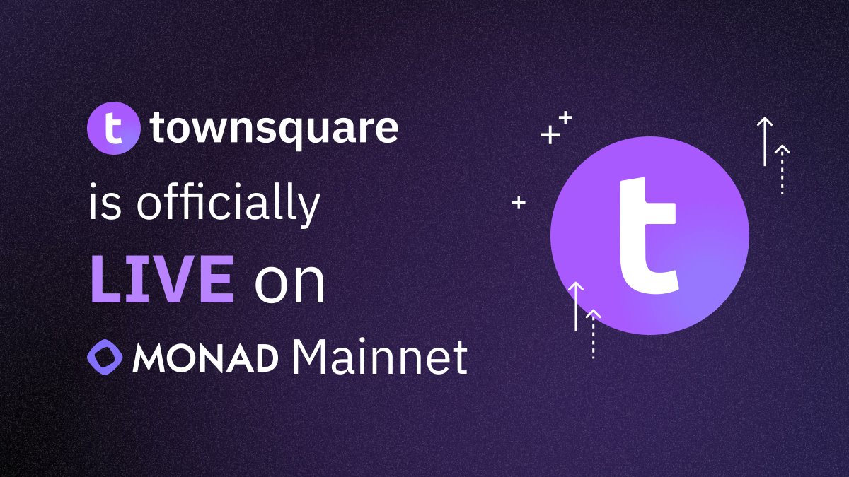 TownSquare is live <a href="/monad/">Monad (mainnet arc)</a>

Welcome to multi-collateral, cross-margin lending &amp; borrowing on the most performant EVM chain

>$500,000 month 1 incentives in MON tokens, TOWN points, and stablecoins
+
Week 1 boost for MON lenders and borrowers

Details ↓