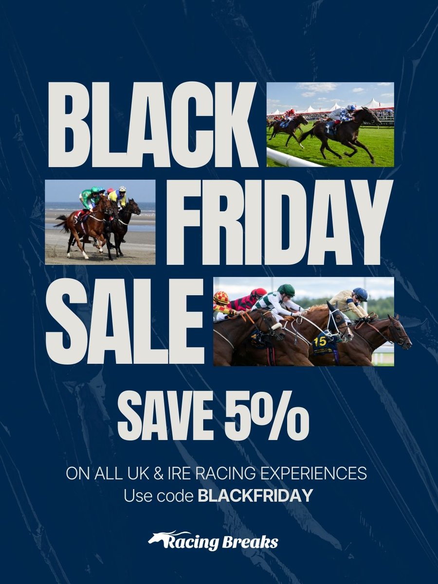 RacingBreaks's tweet image. Lock in your next racing experience for less!
Get 5% off this Black Friday + book with a 10% deposit and pay the rest in 2026.
Use code BLACKFRIDAY before 30 Nov.
 Book now racingbreaks.com