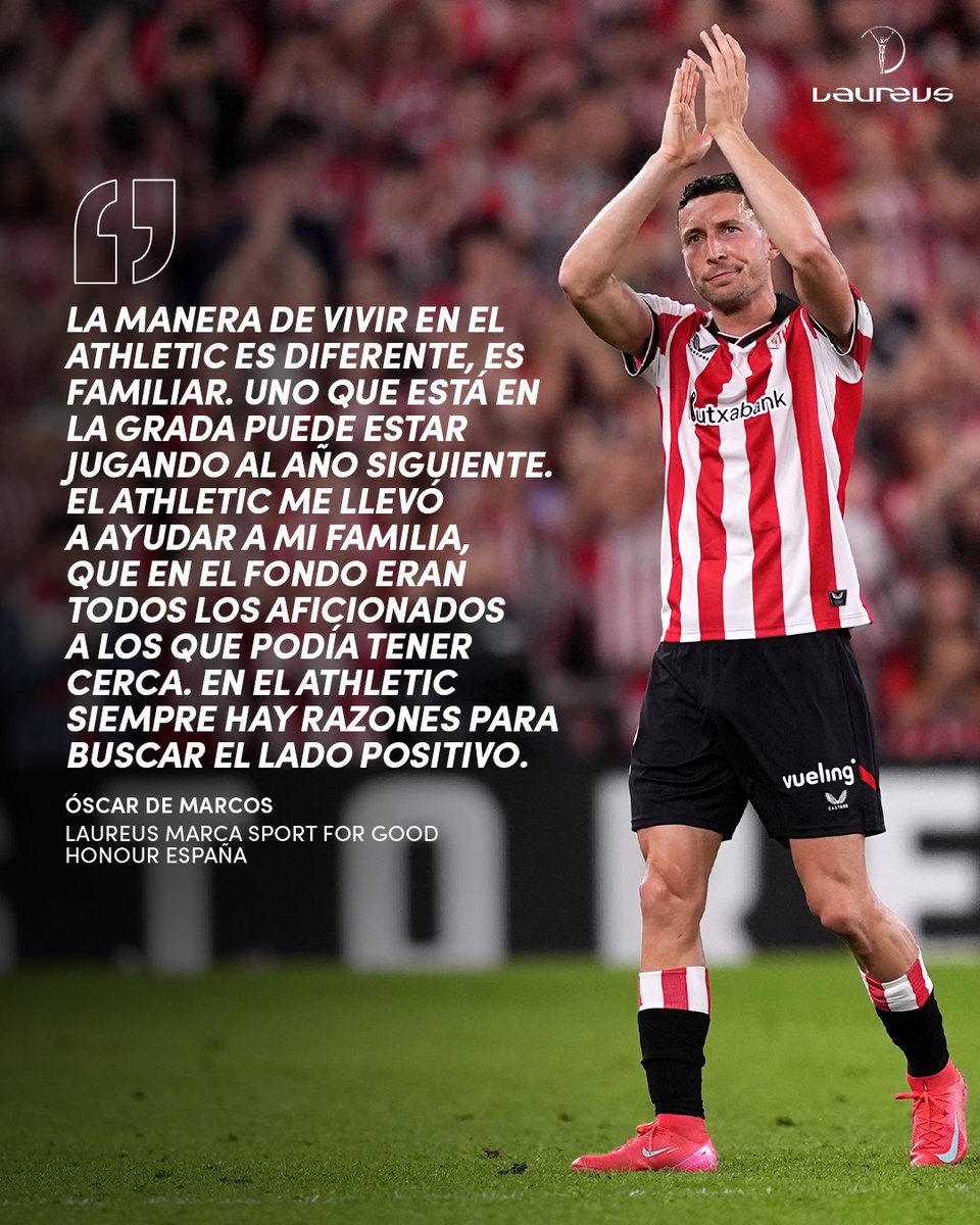 Helping your family ❤️

Óscar de Marcos reflects on receiving the Laureus MARCA Sport for Good Honour España and the importance of using his influence for good

#SportforGood | #PremiosMARCA2025