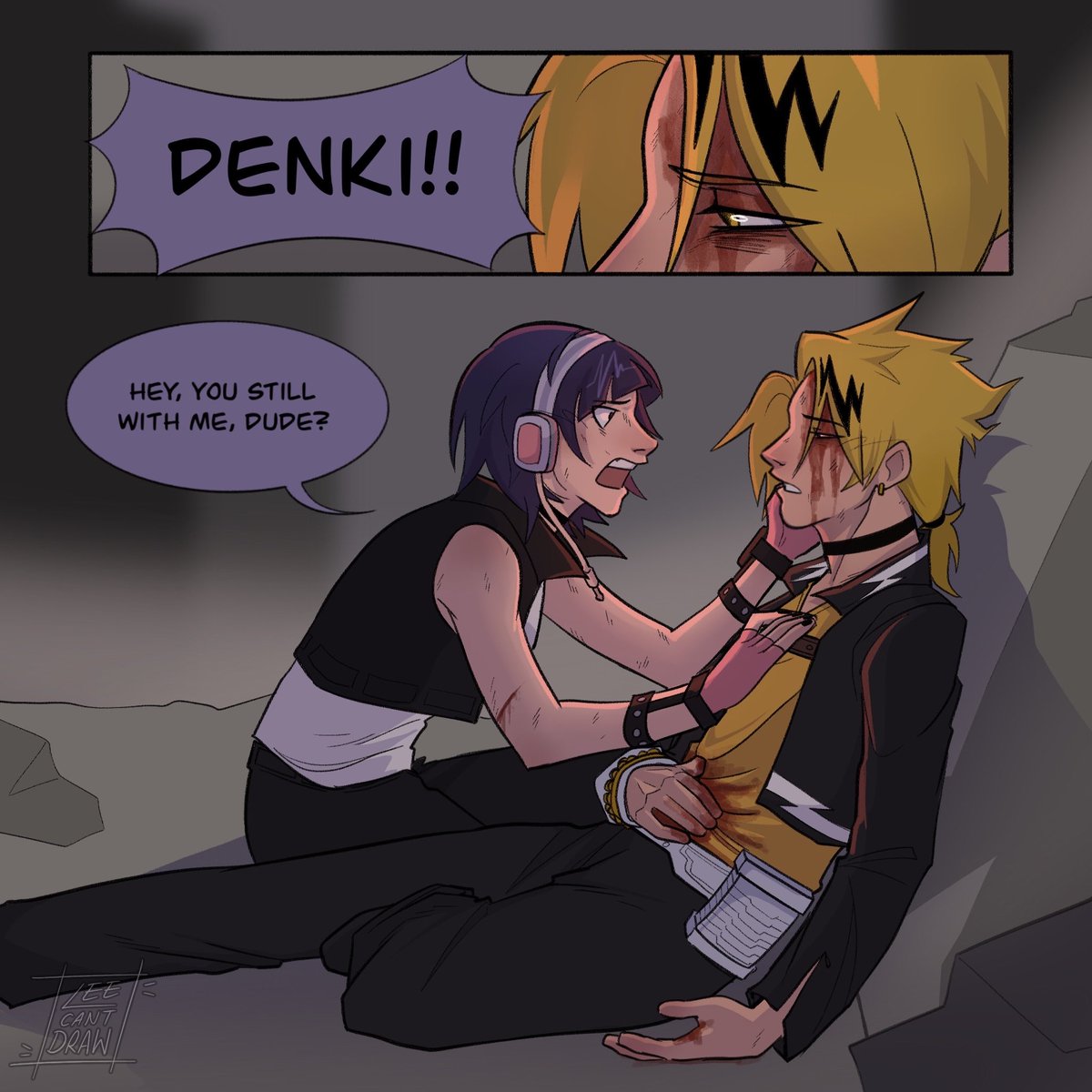 leecantdraw's tweet image. Denki’s Confession: Part 2 

(1/7)

#MHA #MHAfanart #denkikaminari #kyokajiro #kamijirou
