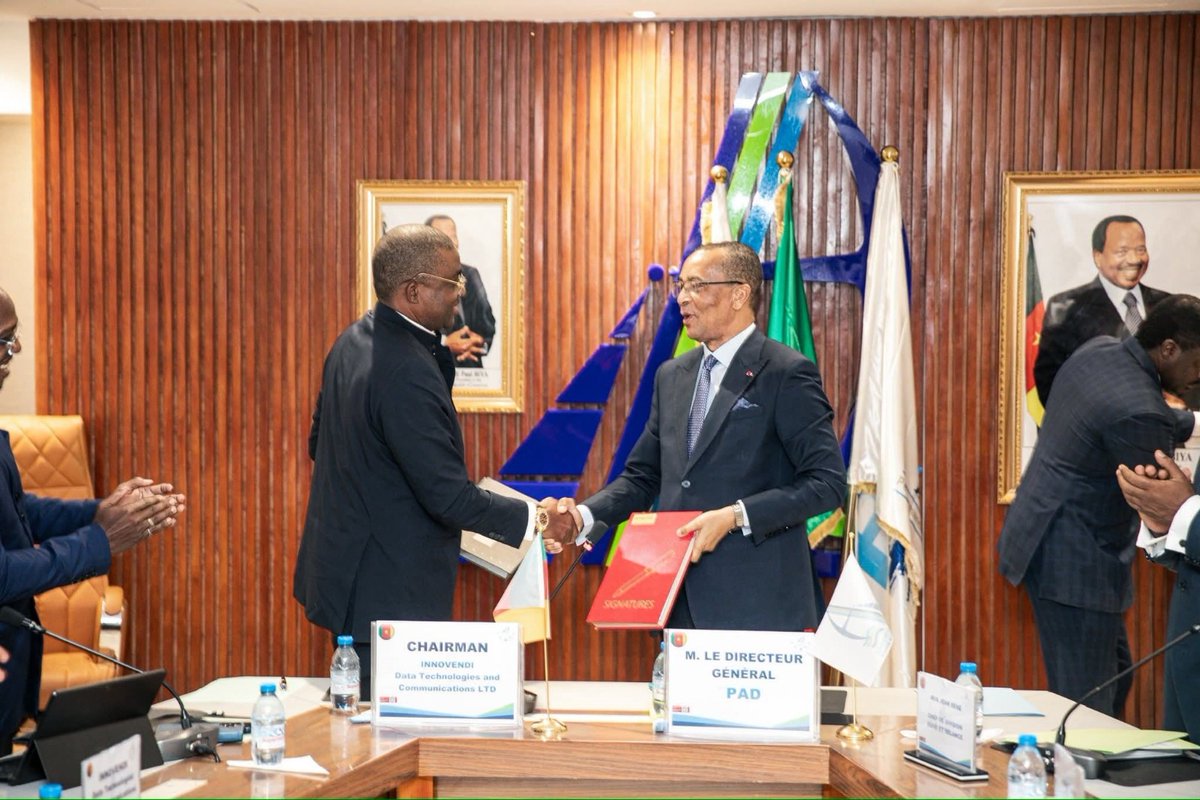 guardian_post's tweet image. The Port Authority of Douala, PAD, has signed an agreement with technology firm, INNOVENDI, for the deployment of 4G/5G-powered solutions to digitalise its operations.
The partnership was formalized during a ceremony on Monday, November 17.

Read more: tinyurl.com/mf4jepmw