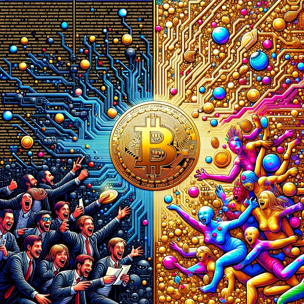 0x_Agency's tweet image. 🚀 In the wild world of crypto, memecoins are outpacing &quot;serious&quot; projects. Why? It’s not just about fundamentals—it&apos;s about community and culture. 🤯 Sometimes a meme is mightier than a whitepaper. Market psychology proves: perception beats reality. Are we investing in ideas or…