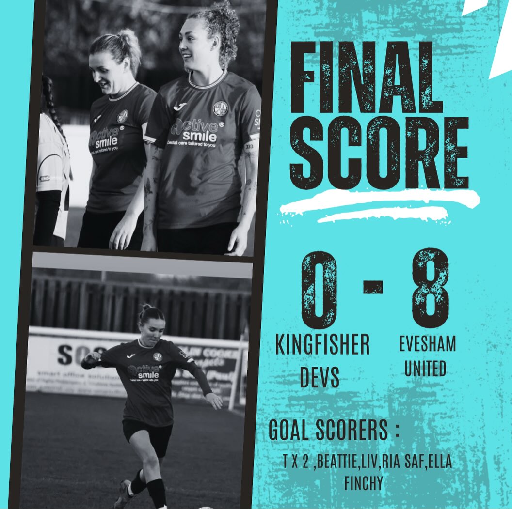 EveshamUnitedFC's tweet image. 🗣️ Another Resounding Win for the WomenAnother Resounding Win for the Women
⚽️ Kingfisher Development 0-8 Evesham United Women @EveshamLadiesFC
📆 Sun 23 Nov
🌐 news.eveshamunitedfc.com/2025/11/24/ano…
🔴⚪️#TheRobins