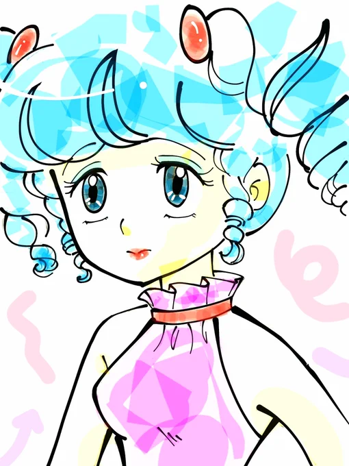 おはよ～ #イラスト #魔法の天使クリィミーマミ #レトロアニメ