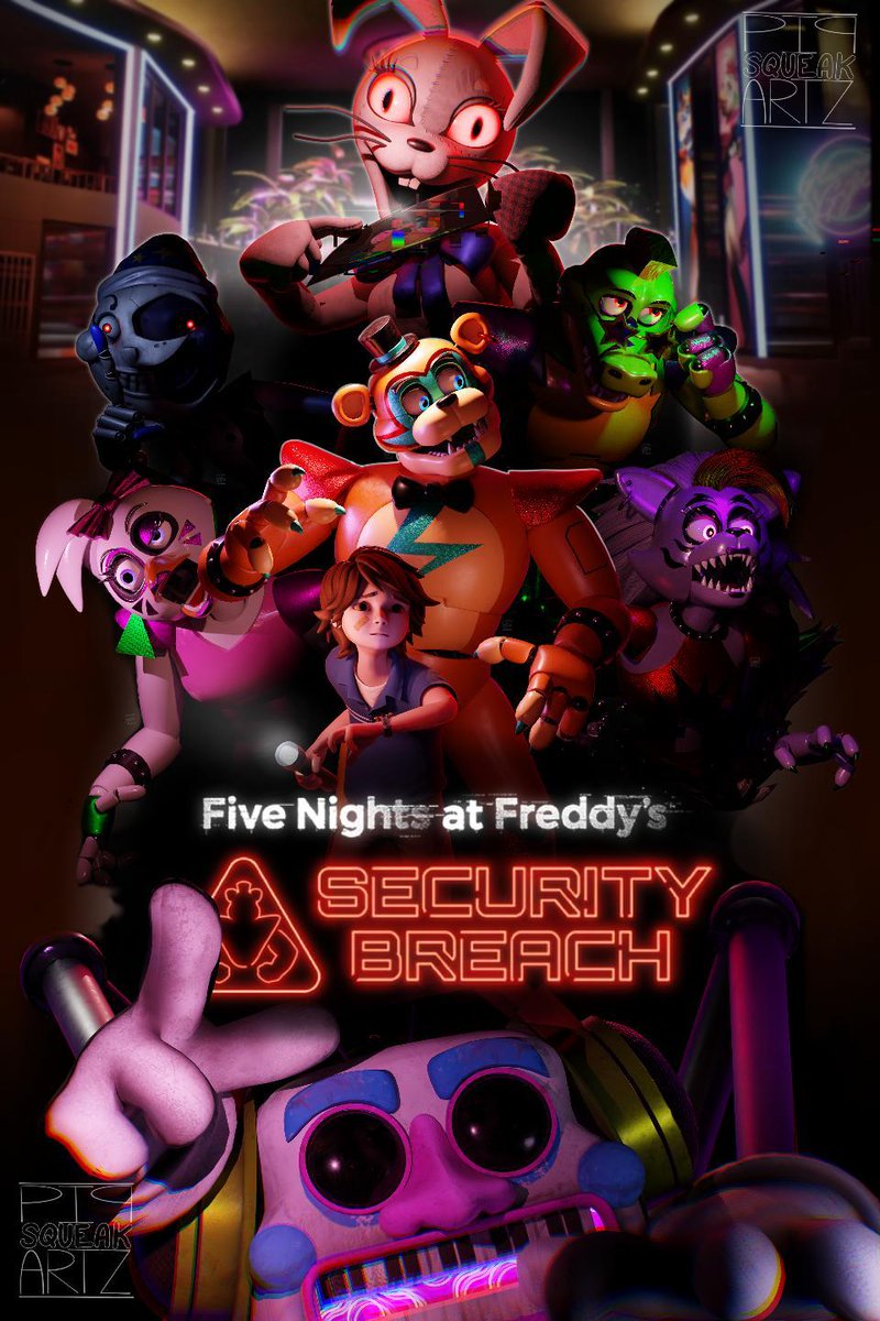 Pipsqueakartz's tweet image. Use only ONE art to convince people to follow you

There&apos;s my Security Breach poster loll