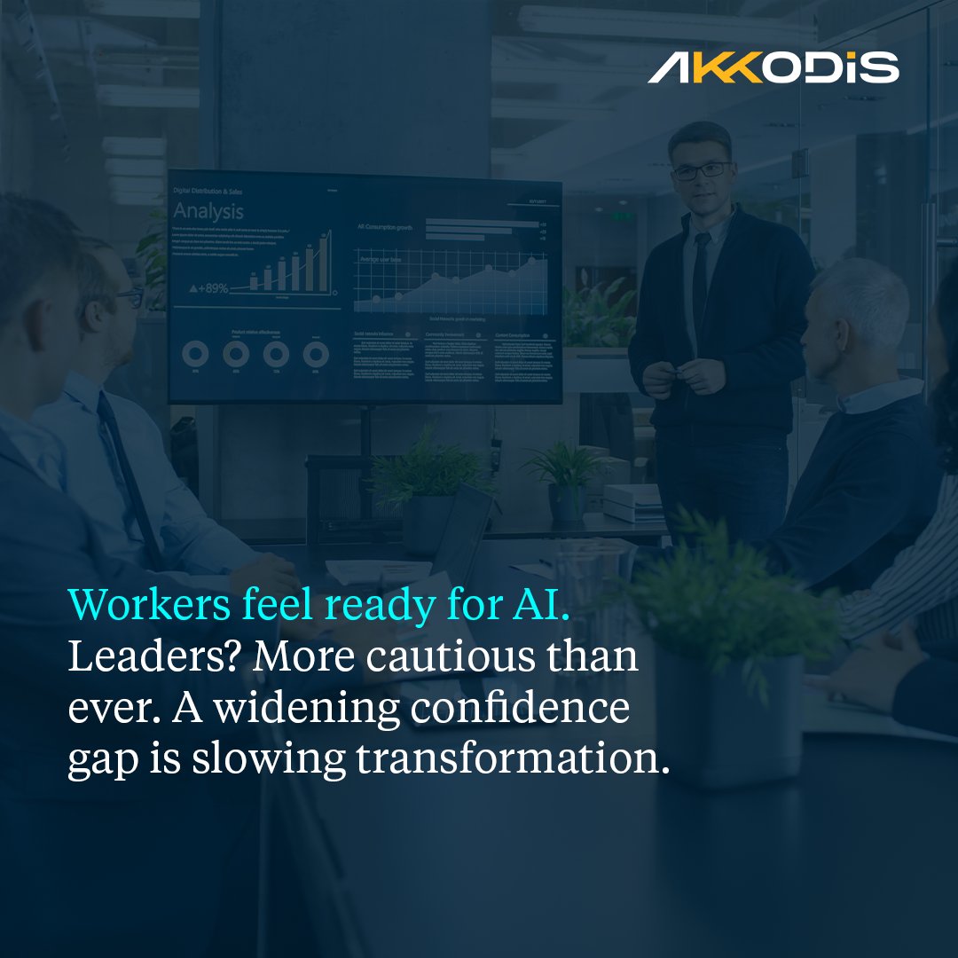 marciacustodio's tweet image. 🤖 Workers are ready for AI. Leaders aren’t — and it’s holding transformation back.

Our new report, “The Capability Curve,” exposes the confidence gap and what it takes to scale AI responsibly.

The truth? Read the full report to find out 👉…
